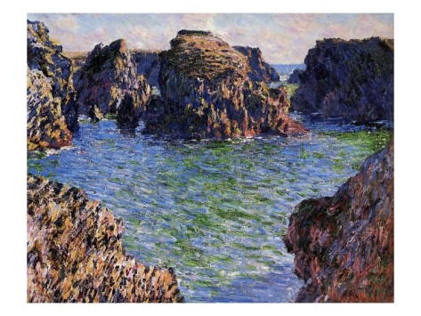 Port-Goulphar, Belle-Ile, Brittany-Claude Monet Painting